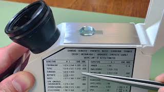 How To Identify a Gemstone using a refractometer [upl. by Nivrag]