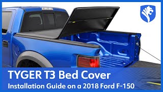 TYGER T3 TriFold Truck Bed Cover Installation Guide [upl. by Ahsiya]