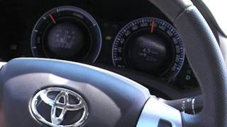 Toyota Auris Hybrid Consumption with 120 Kmh still speed  47 L100Km [upl. by Eidnak]