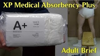 Absorbency Plus A XP Medical adult brief  diaper [upl. by Hewitt]