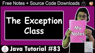 The Exception class in Java [upl. by Jacquelyn576]