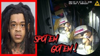 FLORIDA RAPPER SPOTEMGOTTEM CAUGHT HIDING IN SHED AFTER HIGH SPEED CHASE WITH GLOCK SWITCH [upl. by Ennazzus]