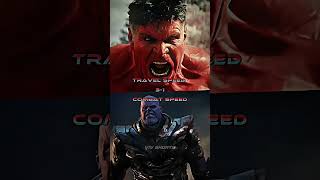 Red Hulk vs Thanos vivshorts [upl. by Nosirrag819]