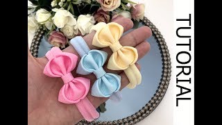 🎀 Laço Docinho  Fita n 5  DIY Hair Ribbon Bow [upl. by Marja]