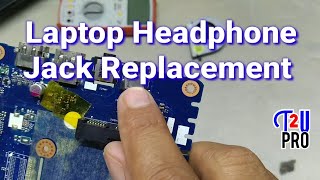 Laptop headphone jack replacement [upl. by Irual]