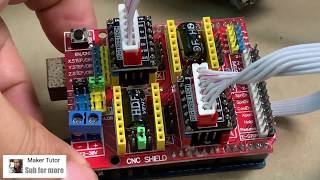 Arduino CNC shield v3 clone Axis [upl. by Oalsecnew875]