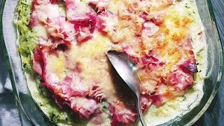 Gratin de courgettes au jambon et comté [upl. by Cl]