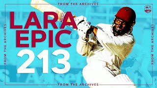 Brian Laras EPIC 213 v Warne amp McGrath  ⏪ West Indies vs Australia 1999 [upl. by Annawot]