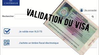 المرحلة الأولى بعد الوصول الى فرنسا Validation du visa Long Séjour [upl. by Sletten32]