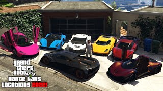 GTA 5 Story Mode Rare Cars Locations 2022 [upl. by Suivat464]