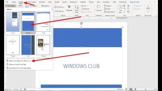 Creating a Stunning Cover Page in Microsoft Word StepbyStep Tutorial [upl. by Aikcin]