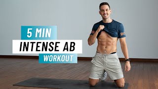 5 MIN INTENSE AB WORKOUT [upl. by Maxia919]