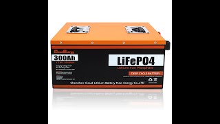 quot🔋 Cloudenergy 12V 300Ah Energy Storage Battery Innovative Design amp Enhanced Safety Part 1 💡🛡️quot [upl. by Esyla]