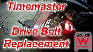 Toro Timemaster Drive Belt Replacement [upl. by Merrow]