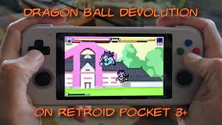 Dragon Ball Devolution on Retroid Pocket 3 [upl. by Ahsikyt]