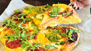 Easy High Protein Flatbread Pizza at Home – Ready in Just 5 Minutes [upl. by Assenna314]