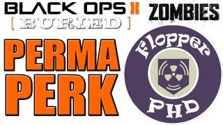 Black Ops 2 Zombies quotPHD FLOPPERquot Perma Perk TUTORIAL HOW TO GAIN AND LOSE IT BURIED Zombies [upl. by Cornia]