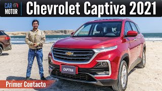 Chevrolet Captiva 2021  TODO LO QUE DEBES SABER Test  Review en Español 😎🚙 Car Motor [upl. by Ahc275]