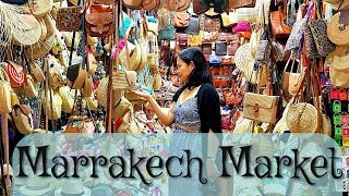 Exploring Marrakech Market in Morocco [upl. by Audly]