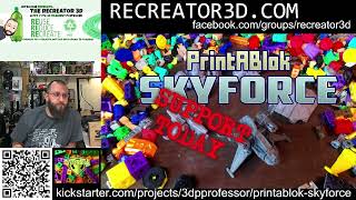 JRT3D  Building The Recreator 3D and Talking Shop  PrintABlok [upl. by Moya647]