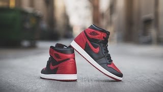 Review Air Jordan 1 Retro High OG quotBredquot 2013 vs 2016 [upl. by Janela109]