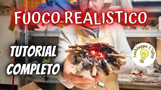 Fuoco realistico 🔥 Tutorial per Presepe [upl. by Ingrid7]