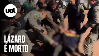 Lázaro morre após 20 dias de buscas vídeo mostra policiais celebrando após corpo ser carregado [upl. by Notlimah]