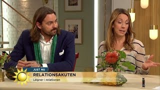 När är det ok att ljuga för sin partner  Nyhetsmorgon TV4 [upl. by Netsrak]