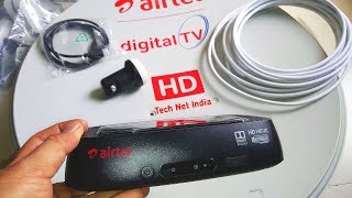 Airtel Digital TV HD HEVC Set Top Box Unboxing Airtel TV DTH Unboxing [upl. by Asare]