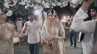 QABOOL HAI  Nikkah Highlights Of Mujtaba amp Areshma  weddingsbyminam [upl. by Nahtanoj]