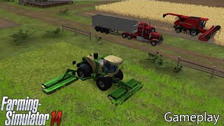 Fs14 Farming Simulator 14  Gameplay Timelapse 83 [upl. by Yatnwahs]