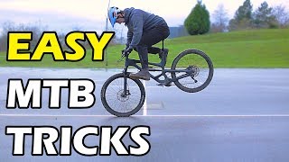 5 Easy Mountain Bike Tricks For Beginners [upl. by Peri]