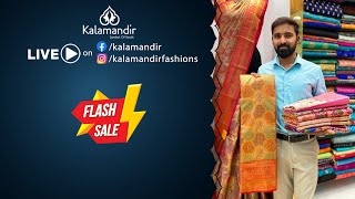 Flash Sale  WhatsApp Number 9852 9852 99  Kalamandir Sarees LIVE [upl. by Yecrad]