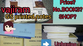 Vajiram IAS GS coaching material।Unboxing🎁 with me।review of vajiram notes।Study Vlog।Priceshop [upl. by Chatwin]