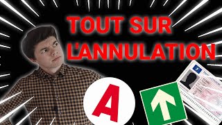 ANNULATION  COMMENT RETROUVER SON PERMIS [upl. by Nelac790]