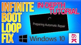 Windows 10 How To Fix An Infinite Boot Loop Preparing Automatic Repair NO SOFTWARE REQUIRED [upl. by Ahtibat]