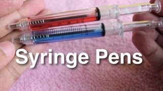 Syringe Pens [upl. by Aniehs]