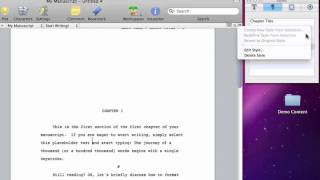 Storyist for Mac Adding an Outline Level to Your Manuscript [upl. by Nosraep]