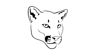 How to Draw a Panther Face [upl. by Markiv716]