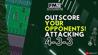 Outscore Your Opponents With This ATTACKING 433  Best Football Manager 2021 Tactics [upl. by Erida291]