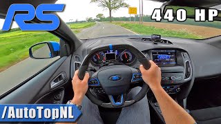 FORD FOCUS RS MK3 440HP MILLTEK POV Test Drive by AutoTopNL [upl. by Ayanej]