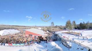 Birkie 2024 360 Startline Flyover [upl. by Darlleen]