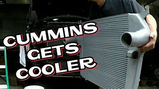 4th Gen 67 Cummins Intercooler Installation [upl. by Htilil985]