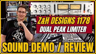 ZampH DESIGNS 1178 Compressor  Limiter  Demo [upl. by Ias]