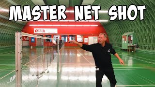 How To Improve your NET SHOT  Badminton Tutorial [upl. by Sherburn]