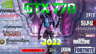 Nvidia GeForce GTX 770 in 25 GAMES  20222023 [upl. by Jess]