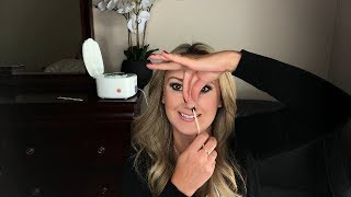 How to wax your nose PROTIPS [upl. by Aja615]