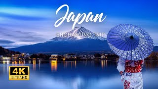 Enchanting Japan 4K Landscape Exploring Mount Fuji Cherry Blossoms and Ancient Culture [upl. by Kannry]