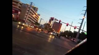 Pedestrian hit by car Flamingo amp Koval Las Vegas [upl. by Neiluj]