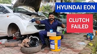 HYUNDAI EON CLUTCH REPLACEMENT  RAZYS GARAGE CALICUT [upl. by Libbey]